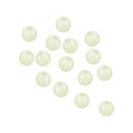 PATIKIL Glow Fishing Beads Plastic Round Rubber Luminous Fishing Bait Eggs Rig Bead Tackle Lures Accessories with Box - color: White, size: 5mm