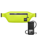 DRENCH 100% Waterproof Waist Pack Neon Yellow | Caribana & Caribbean Carnival Bag for Jouvert, Festivals, EDM Raves, Pool Parties, Travel & High Visibility Outdoor Use | Waterproof Phone Pouch Dry Bag - color: Neon Yellow