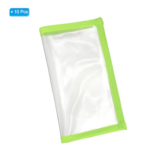PATIKIL Fishing Lure Wrap Durable PVC Lure Covers Fishing Hook Covers Bait Storage Easily See Lures Keep Fishing Safe - color: Green, size: 4.3" x 7.9"