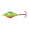 Lindy Rattl'N Flyer Spoon Hybrid Ice Fishing Lure Jigging Spoon - color: Fire Tiger, size: 1/4 oz