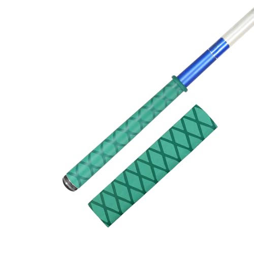 Fishing Rod Handle Grip Pole Wrap X-Tube Heat Shrink Tubing Non-Slip Insulated Abrasion Sleeve-Length:39" Diameter:25/32" (Green) - color: Green, size: Diamter:20mm"(25/32 inch)