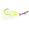 Strike King Thunder Cricket Fishing Lure, Vibrating Swim Jig, Silver Blade, 4/0 Jungle-Style Flipping Hook - color: Chartreuse White, size: 1/2 oz
