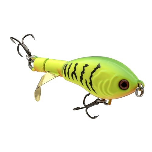 Strike King Bitsy Chickin Fishing Lure, Topwater Plopper, 2 1/2-Inches, 1/4-Ounce - color: Firetiger