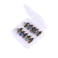Fly Fishing Lures Kit Fishing Fly,Fly Fishing Kit Fly Fishing Lures,Handmade Lures Assortment Kit Artificial Bait Hooks for Bass Trout Salmon Fishing,Suitable for Freshwater and Saltwater - size: Bionic venomous fly