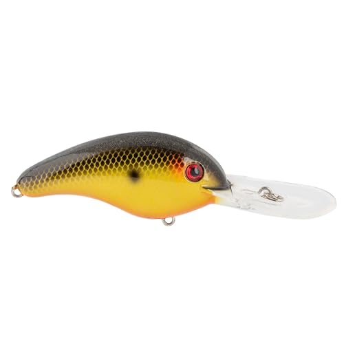 Strike King (HC5XDE-497) 5XD Elite Fishing Lure, Deep Diving Crankbait, 5/8-Ounce, Unique Curved Bill, Dives to 15-Feet, Rattle Chambers, Size 2 Mustad Triple Grip Hooks, Fools Gold