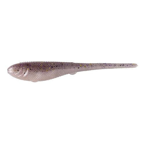 YUM Sniper Shad Soft Plastic – Realistic Minnow Bass Fishing Lure, Jig Head & Underspin Trailer, 3” 4” 5” Sizes, Multiple Colors - color: Gizzard Shad, size: 4"