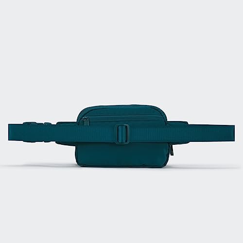Pander Everywhere Belt Bag for Women, 5 Zipper Pockets Nylon Crossbody Fanny Pack Purse (Teal Blue) - color: Teal Blue