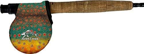 Neoprene Fly Fishing Reel Cover | Small Fits 2.5"-3.5" Diameter Spool w/ 1″-1.50″ Arbor Width - size: Small Fits 2.5"-3.5" Diameter