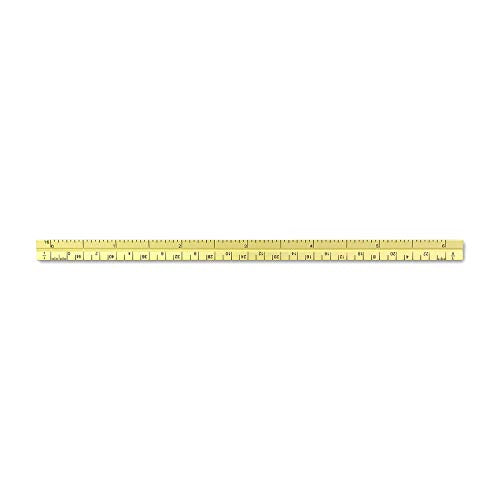 Alumicolor 3610-2 Aluminum Combination Pocket Scale, 6IN, Gold - color: Gold, size: 6 Inch, style: Combination