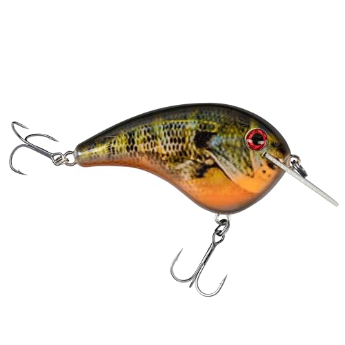 Strike King Strike King Chick Magnet Flatside Shallow Diver Fishing Lure, 7/16 oz, Dives 4-6'