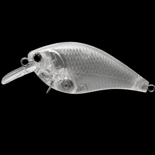 Blank Unpainted Minnow Crankbait Topwater Lipless Jerkbait Fishing Lures - color: UPHC15P10