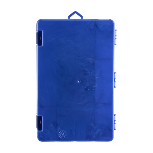 Shakespeare Tacklebox Fishing Tackle Storage, Blue Swirl, 4-Pack, Customizable, Dual-Latching System, Built-In Rod Holder, Compact, Lightweight - style: 4pk Blue Swirl