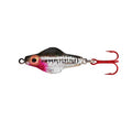 Lindy Rattl'N Flyer Spoon Hybrid Ice Fishing Lure Jigging Spoon - color: Silver Shiner, size: 1/8 oz