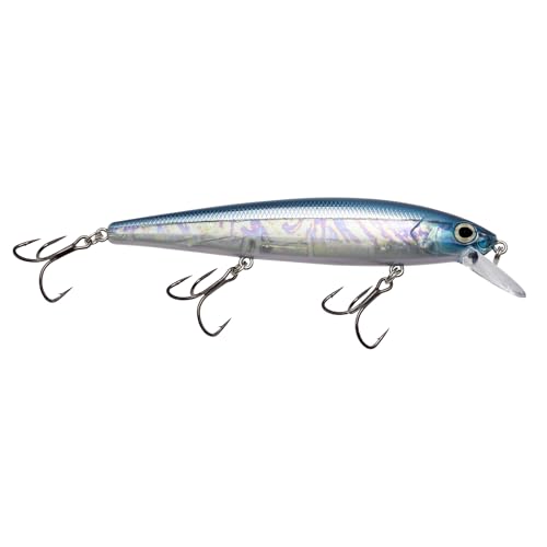 Strike King KVD Elite 300 Jerkbait Hard Bait Fishing Lure, Dives 4-7 Feet, Weight Transfer System - color: Pro Blue Flash, size: Hook Size 4