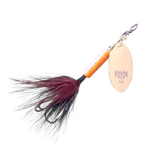Strike King Bitsy Spinner Wire Bait - color: 563 - Rootbeer, size: 1/4 oz