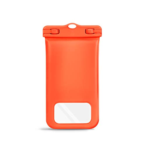 CaliCase XL Waterproof Floating Case - color: Orange