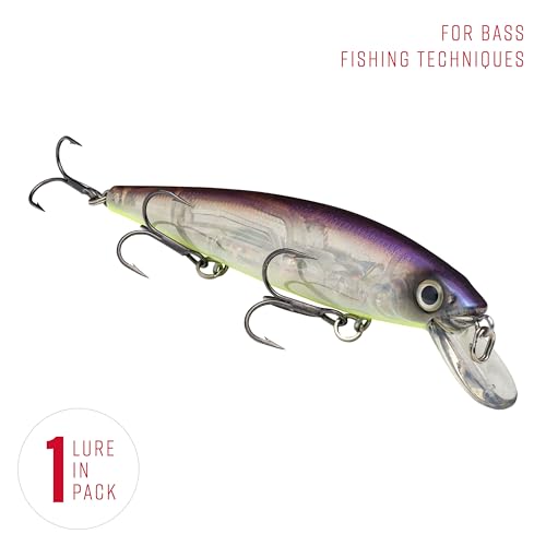 Strike King KVD Jerkbait 3 Hook - color: Strobe Shad, size: 4.75 inch (Pack of 1)