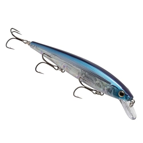 Strike King KVD Elite 300 Jerkbait Hard Bait Fishing Lure, Dives 4-7 Feet, Weight Transfer System - color: Pro Blue Flash, size: Hook Size 4