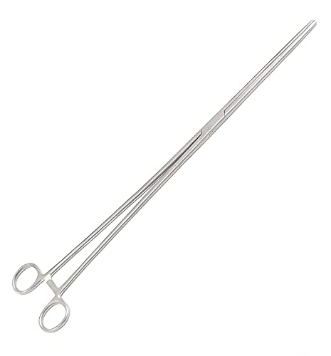 18" Long Straight Hemostat Forceps - Stainless Steel Locking Tweezer Clamps - Ideal Hemostats for Nurses, Fishing Forceps, Crafts and Hobby by G.S Online Store - size: 18", style: Straight
