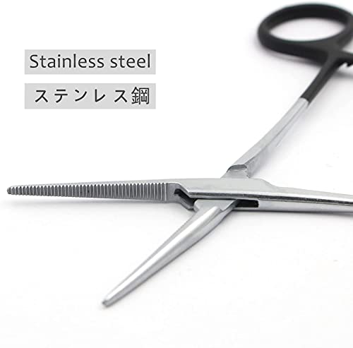 Straight Fishing Forceps Stainless Steel Unhooking Hook Removing Pliers - color: 6.5" Straight