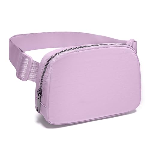 Gitus Belt Bag for Women Fanny Pack Crossbody Bags Fashion Waist Packs with Adjustable Strap Gifts for Women Men (Lavender) - color: Lavender, style: Mini Belt Bag