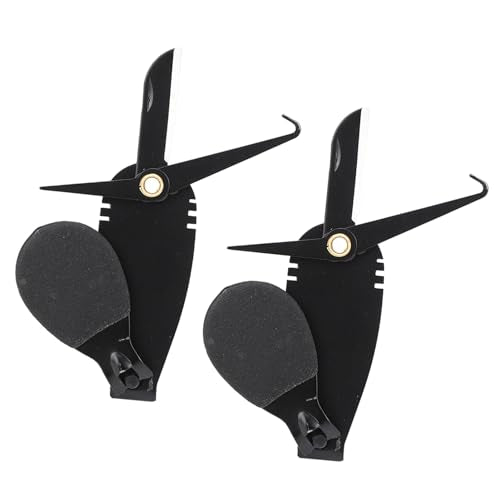 VBESTLIFE Pack of 2 Fishing Nippers, Stainless Steel Line Cutter with Built-in Hook Remover and Knife Blade, Large Grip Thumb Bar for Anglers Fishing Enthusiasts and Outdoor Activities