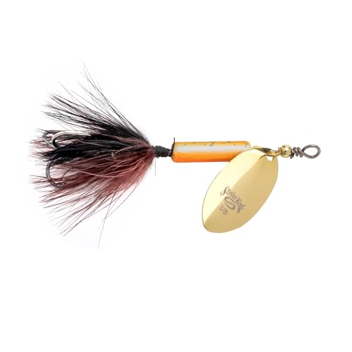 Strike King Bitsy Spinner Wire Bait - color: 563 - Rootbeer, size: 3/8 oz