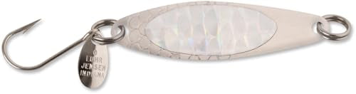 Luhr Jensen Needlefish Spoon - style: Nickel/Silver Prism-lite, 1 1/2 Inch