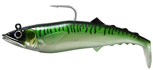 FishLab Fishlab Mas Mackerel Soft Swimbait Sinking 2 ' Oz - color: Green Mackerel, size: 8 in 9.5 oz