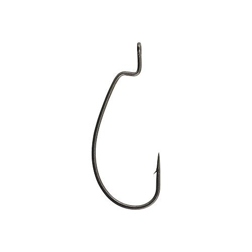 Berkley Fusion19 Wide Gap Live Bait Hooks, Size 4 Fishing Hooks, Needle Point with SlickSet Coating for Easy Penetration, Forged for Added Strength - color: Smoke Satin, size: 2/0, style: Ewg