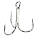 PATIKIL Treble Fish Hooks, Carbon Steel Sharp Round Bend Hook Triple Barbed Hook for Freshwater Saltwater - color: White, size: 40mm/1.57"
