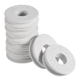 PATIKIL 1.77 Inch Fishing Line Spool, 100 Pack EVA Foam Fishing Winding Board Plates Fly Fishing Gear Organizer for Fishing Line Storage, White
