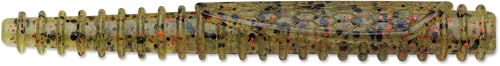 CrushCity Ned BLT Soft Plastic Ned Rig Stick Bait, Compact Finesse Worm for Mushroom Jig Heads & Pressured Bass - color: Watermelon Red, size: 3"