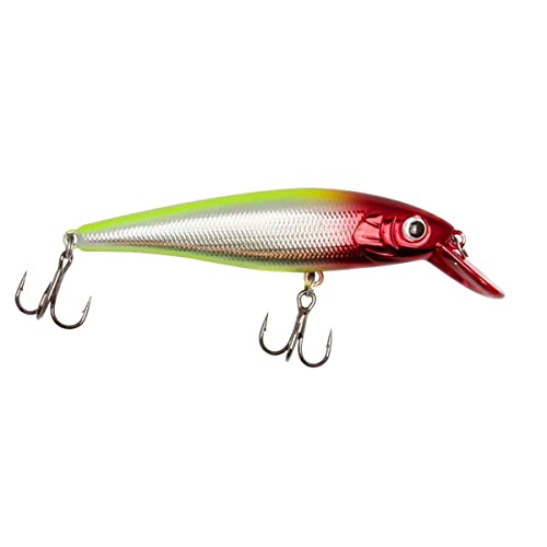 Trout Magnet Trout Crank Top Water Fishing Bait, Runs 2-4 Feet Depth with Small Rattles for High Effectiveness, Great Fishing Lure for Freshwater - color: ZG, size: 3.5"