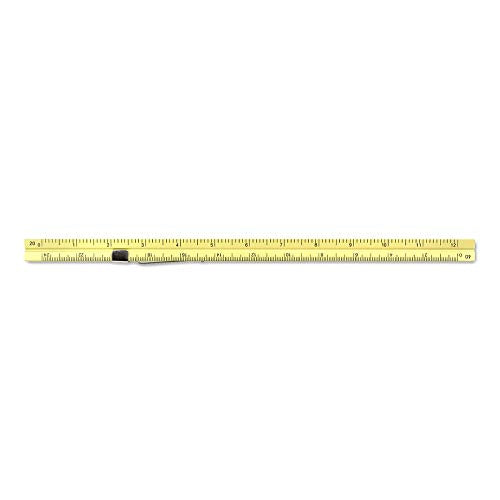 Alumicolor Aluminum Engineer Pocket Drafting Scale With Clip, 6IN, Gold - color: Gold, size: 6 Inch, style: Engineer With Clip