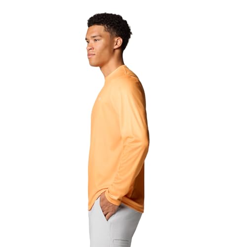 Columbia Men's Terminal Tackle PFG Tarpon Rise Long Sleeve - color: Summer Orange/Marlin Rise, size: X-Small