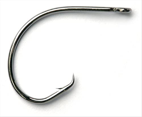 Mustad Demon Perfect® Inline Circle Hook - 1X Fine Fishing Hook, Wide Gap Circle Hook, Ideal for Saltwater & Freshwater Fishing, Original Design Big Fishing Hook - size: 5/0, style: Pack of 100