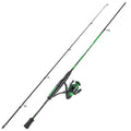 One Bass Fishing Rod Reel Combos, Spinning & Casting Combo, Graphite 2Pc Blanks, Stainless-Steel Guides, Super Polymer Handle - color: Spinning Combo-1 PACK, size: 6'0"