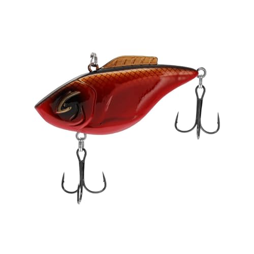 Bill Lewis Hammer-Trap - Freshwater Lifelike Lipless Crankbait Fishing Lure with Mustad Triple Grip Hooks, 3/8 Oz - 5/8 Oz - color: Baton Rouge, size: 3/8 OZ