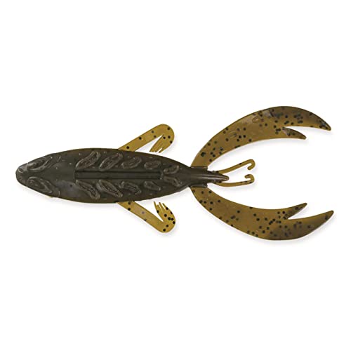 Big Bite Baits Rojas Fighting Frog - color: Green Pumpkin
