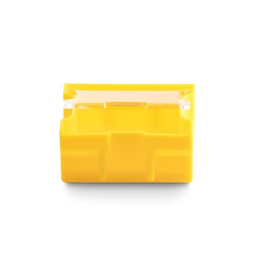 Plano Edge Terminal Small Hook Retainer Box, 3-Pack, Tackle Storage, Yellow, Includes Hook Retainer Tackle Trays, Customizable Fishing Terminal Tackle Organization - size: Small, style: Terminal Small Hook Retainer