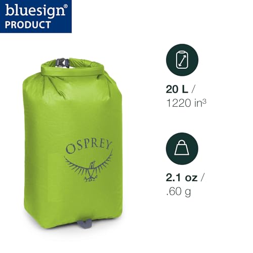 Osprey Ultralight Waterproof Dry Sack - color: Waterfront Blue, style: 20l