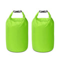 Dry Bag Set, Waterproof Small Lightweight Dry Bags for Paddle Board Kayaking, Fishing, Camping(Green, 40L 2Pack) - color: Green, size: 40L 2Pack