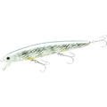 LUCKY CRAFT FlashMinnow 110, Super Glow Series, Saltwater Fishing Lures, Jerkbait Surf Fishing Accessories and Gear, 1-2 ft Slow Suspending Topwater Lure, Halibut and Bass Fishing Lures - color: 110 Aurora Baby Croaker