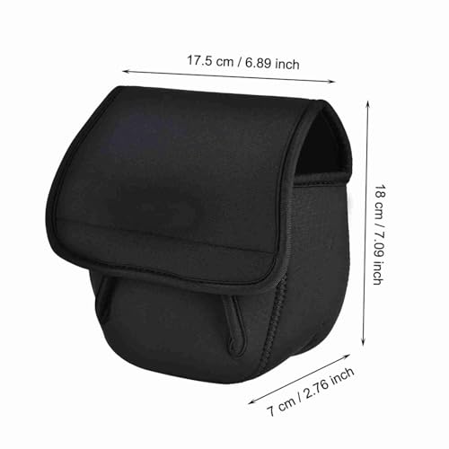 2 Sizes Leo Spinning Reel Cover, Baitcasting Trolling Fishing Reel Pouch Bag, Fishing Spinning Reel Cover Pouch for Outdoor Use - size: Large