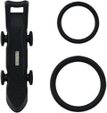 2 Black Different Rubber Rings Magnetic Fishing Hook Keeper Black Fishing Baits Holder Fishing Hook Secure Keeper Holder with Hooks Terminal Tackle and Accessories