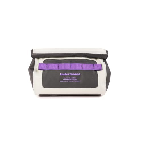 Waterproof Waist Bag, for Surfing, Paddleboarding, Boating,Cycling,Water Park Activities (Gary/purple) - color: Gary/purple