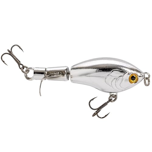 Strike King Bitsy Chickin Fishing Lure, Topwater Plopper, 2 1/2-Inches, 1/4-Ounce - color: Carolina Chrome