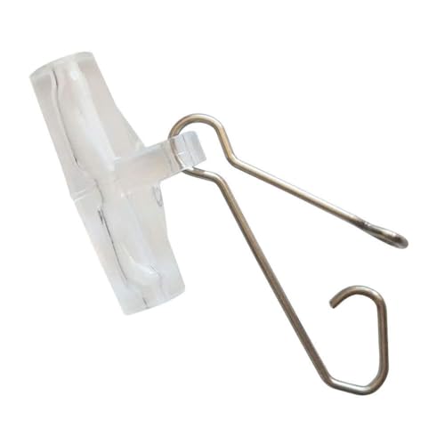25/50/100 PCS Fishing Line Sinker Slides Duo Lock Snaps High Strength Stainless Steel Sinker Slider Swivel Snap Kit Fishing Tackle - color: Clear, size: 50 Pieces