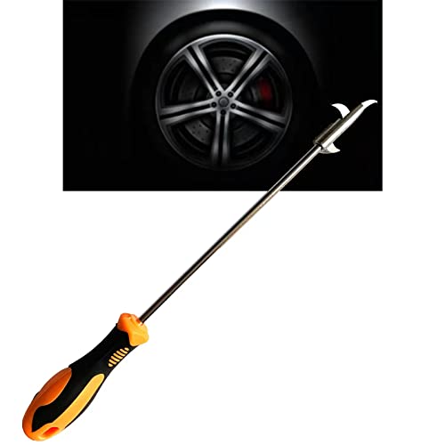 Automotive Tire Stone Cleaning Hook Multifunctional Portable Tire Stone Removal Tool Stainless Steel Car Tyre Protector Repair Tool Wheel Cleaning Tool with Screwdriver